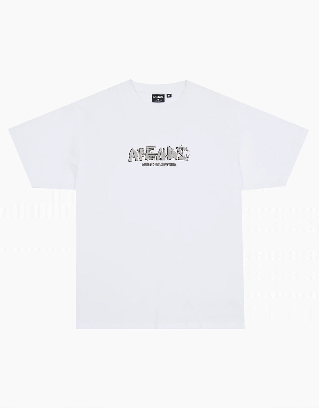 Liquid Metal Heavyweight Boxy T-Shirt - White