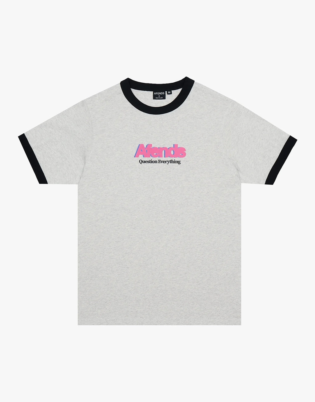 Perception Heavyweight Oversized Ringer T-Shirt - Grey Marle