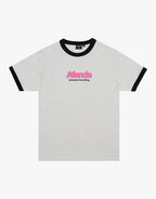 Perception Heavyweight Oversized Ringer T-Shirt - Grey Marle by Afends - view 3
