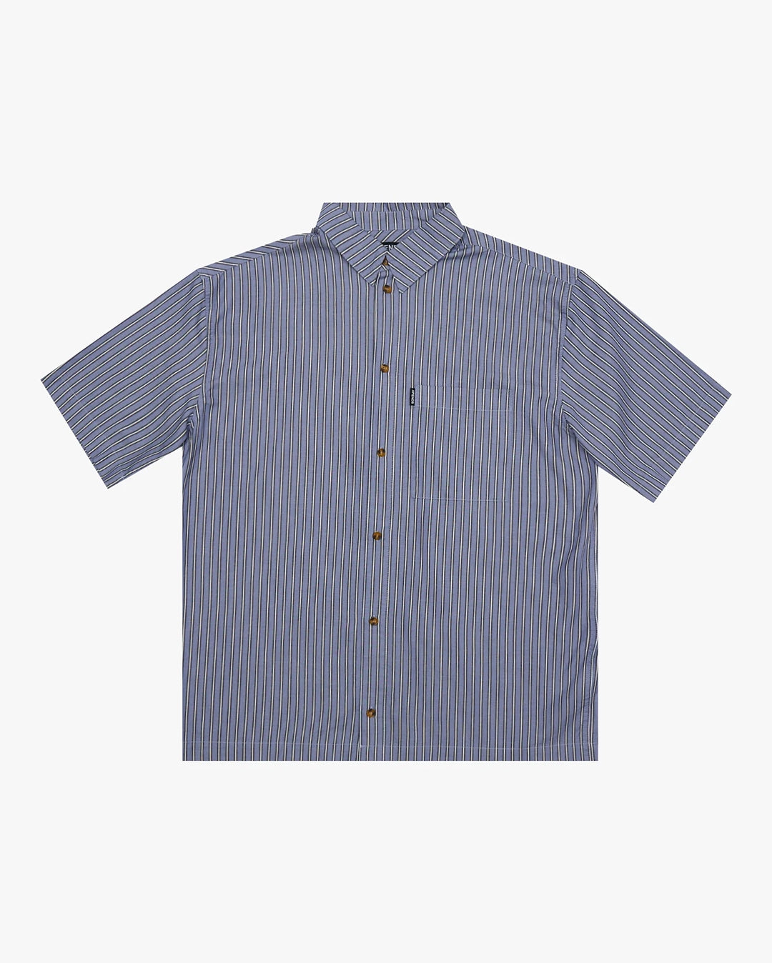 Shipwreck Stripe Short Sleeve Shirt - Marlin