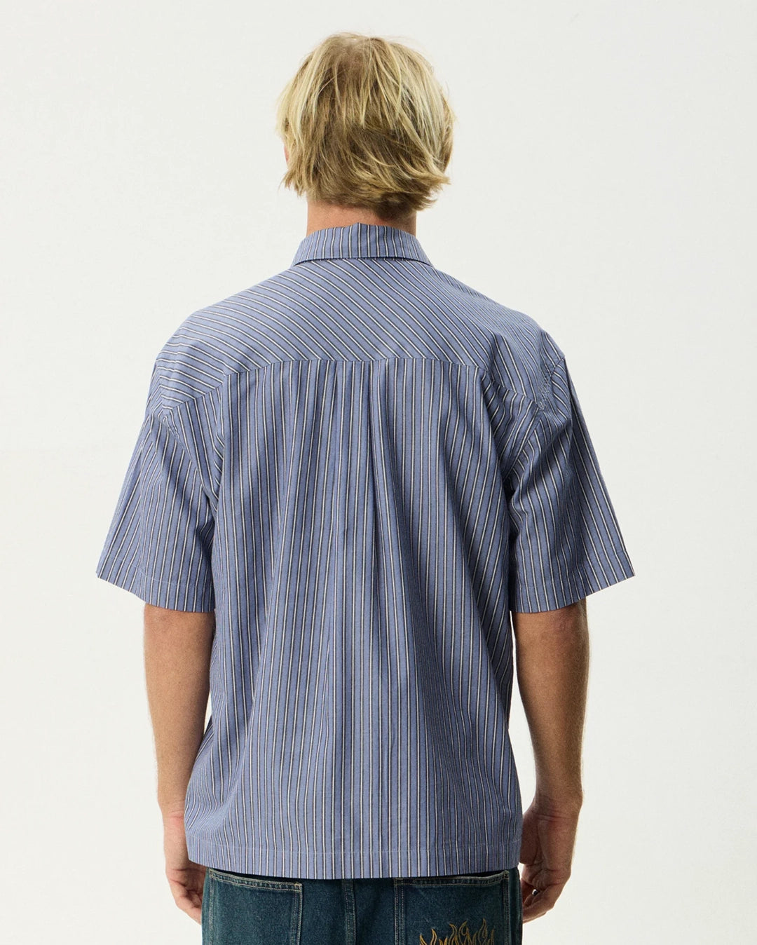 Shipwreck Stripe Short Sleeve Shirt - Marlin