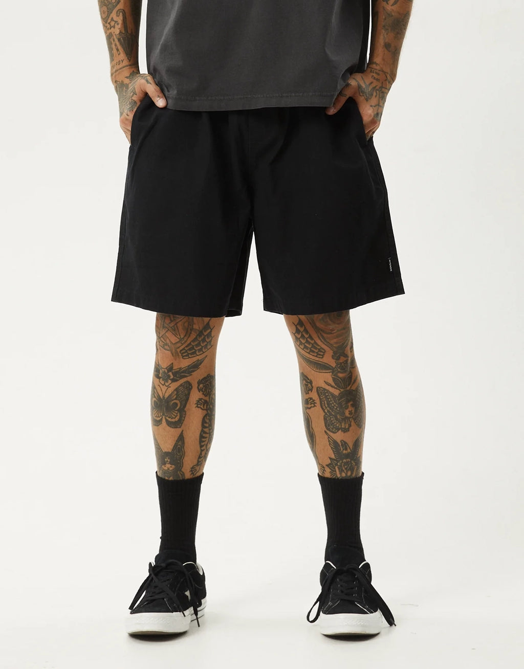 Ninety Eights Oversized 20" Shorts - Black
