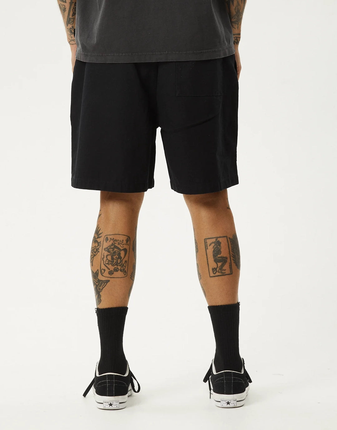 Ninety Eights Oversized 20" Shorts - Black