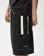 House Related 20" Cargo Swim ShortS - Black by Afends - view 8