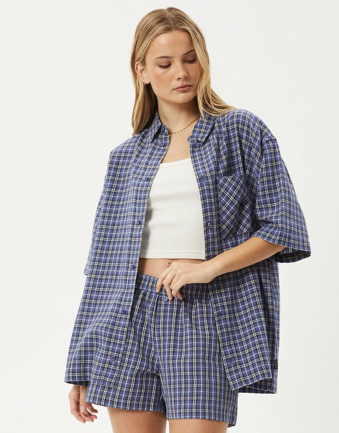 Shipwreck Stripe Short Sleeve Shirt - Marlin