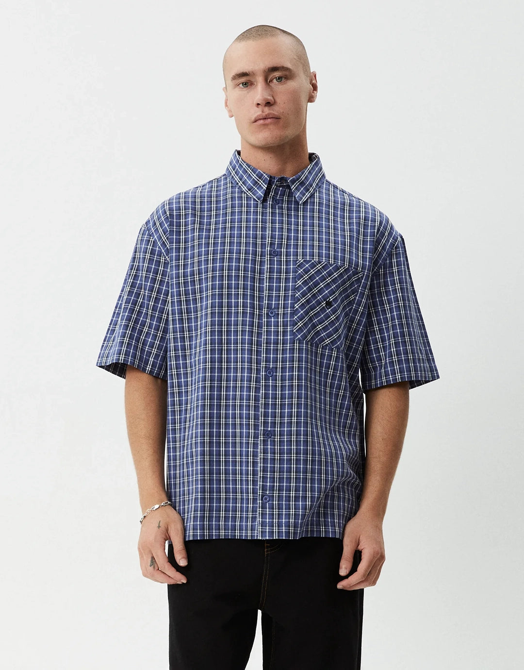 Shipwreck Stripe Short Sleeve Shirt - Marlin