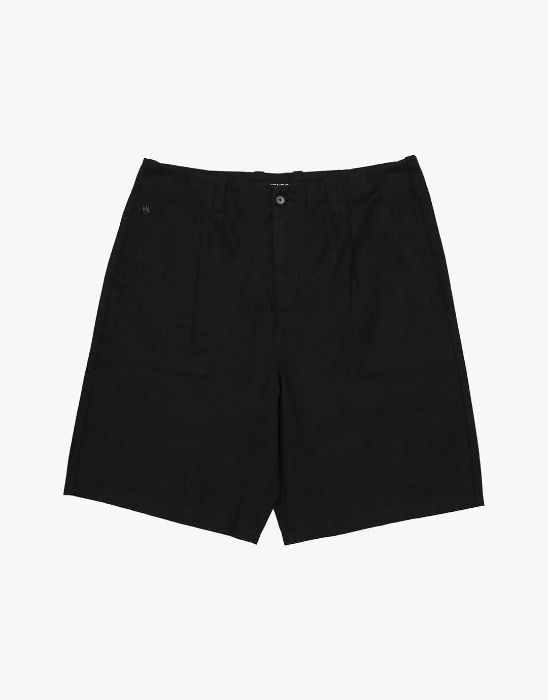 Glider 22" Pleated Shorts - Black