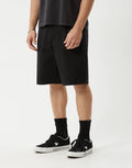 Glider 22" Pleated Shorts - Black by Afends