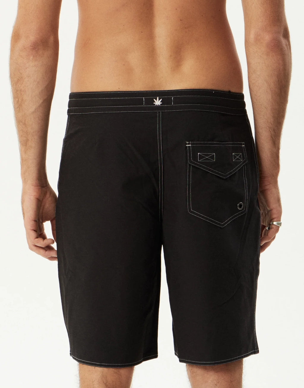 Surf Related Fixed Waist 20" Boardshorts - Black