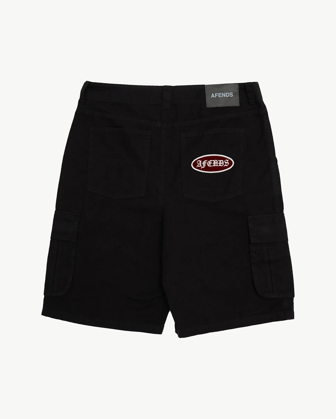 Summit 22" Pleated Cargo Short - Washed Black by Afends - view 9