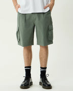 Summit 22" Pleated Cargo Short - Washed Sycamore by Afends - view 2