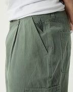 Summit 22" Pleated Cargo Short - Washed Sycamore by Afends - view 8