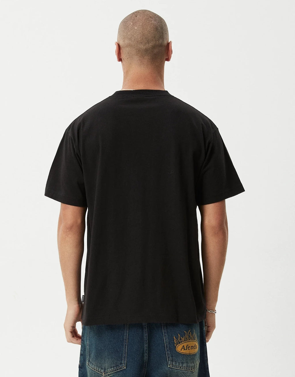 Too High Heavyweight Boxy T-Shirt - Black
