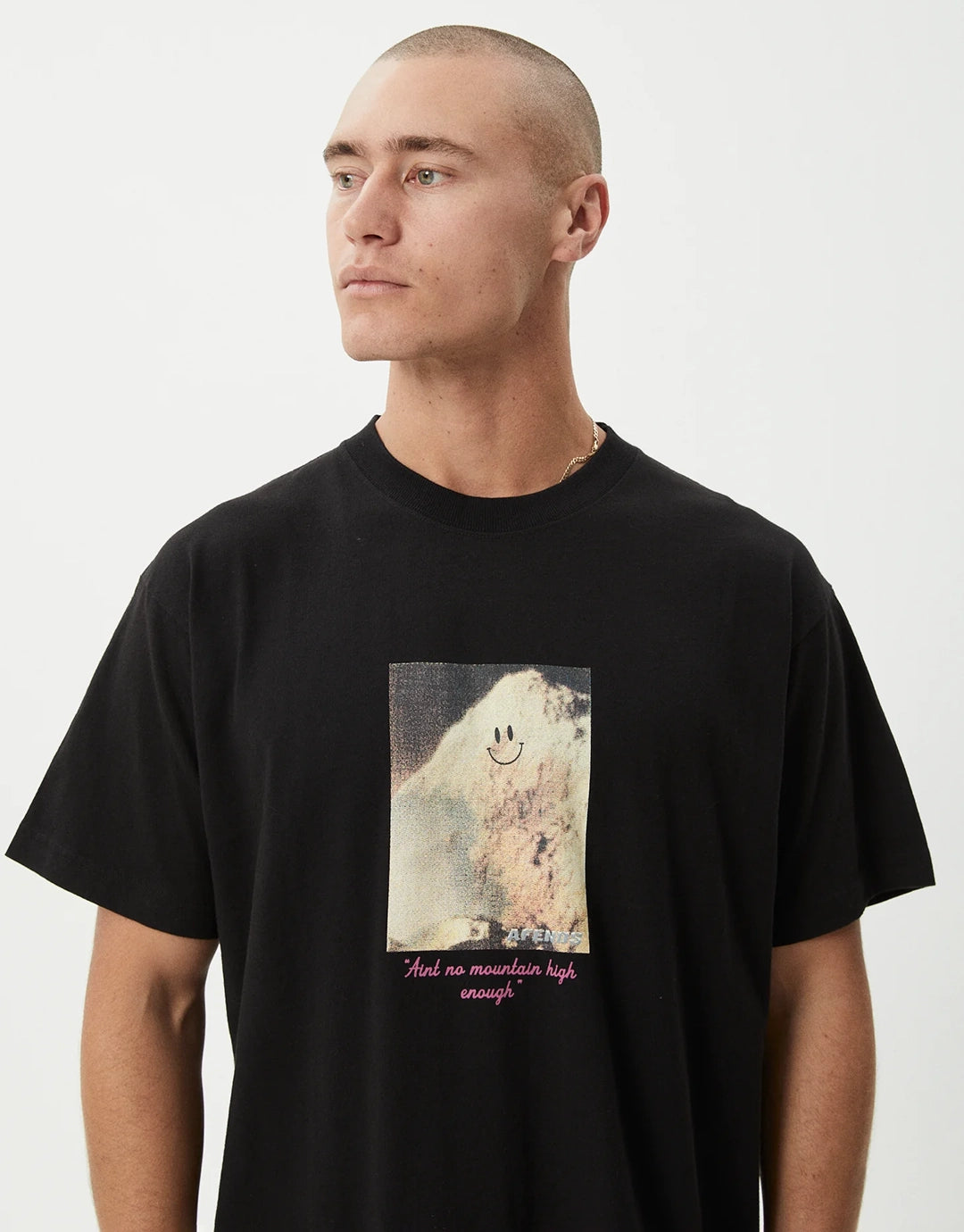 Too High Heavyweight Boxy T-Shirt - Black