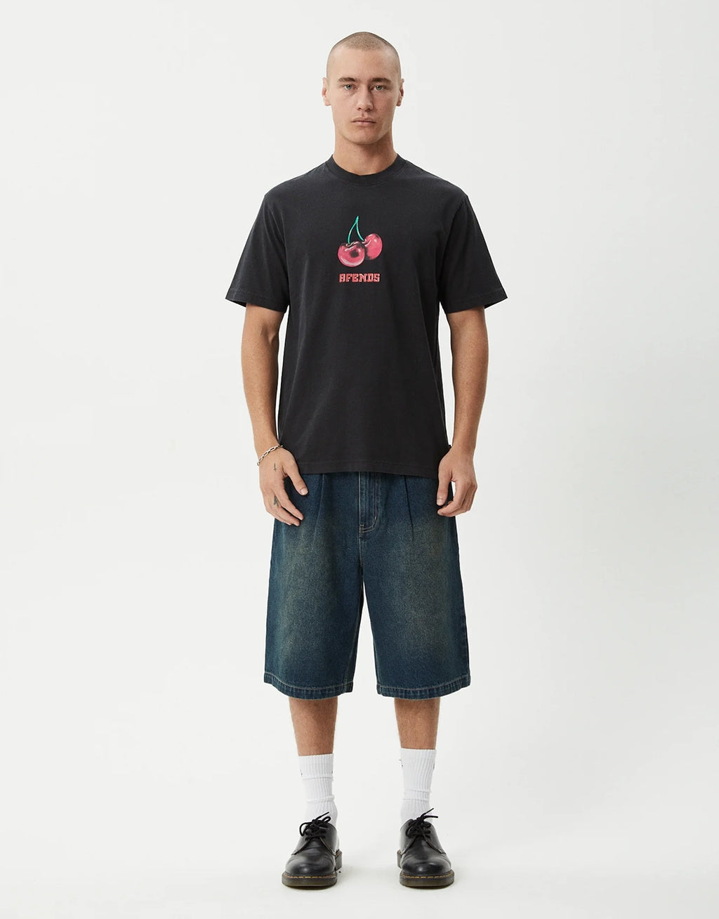 Abiza Retro T-Shirt - Stone Black