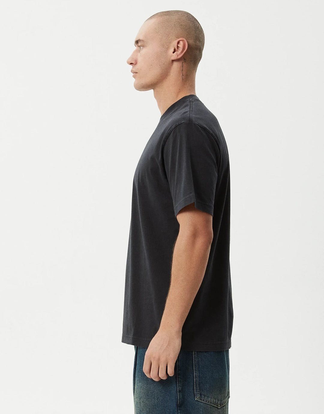 Abiza Retro T-Shirt - Stone Black