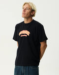 Flame On Boxy T-Shirt - Black by Afends