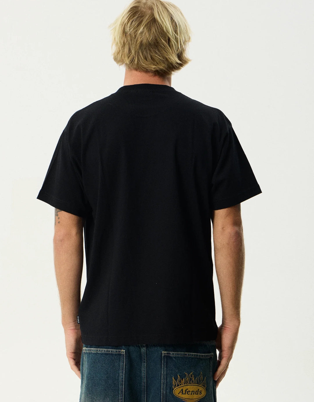 Flame On Boxy T-Shirt - Black