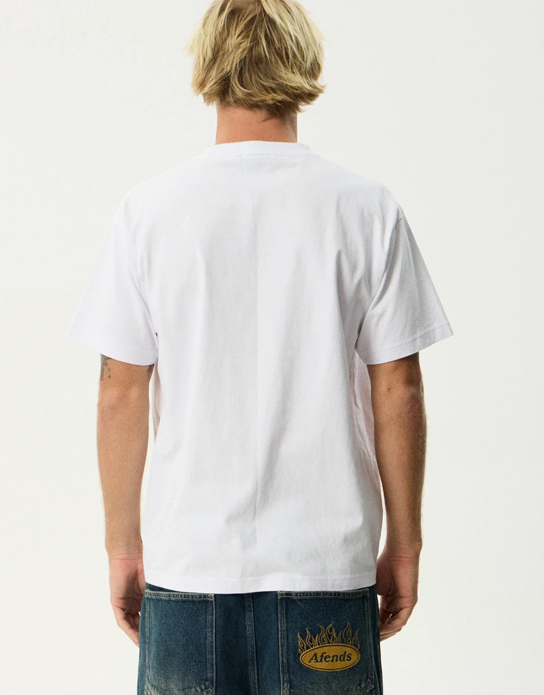 Liquid Metal Heavyweight Boxy T-Shirt - White