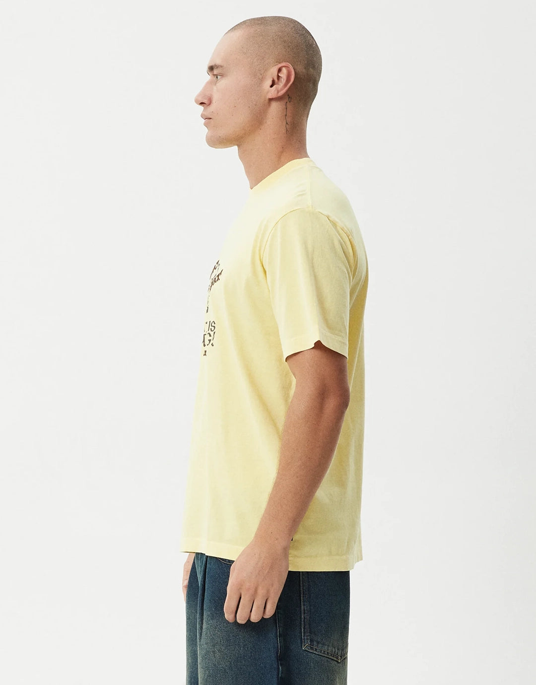 Knock Knock Retro T-Shirt - Washed Lemon