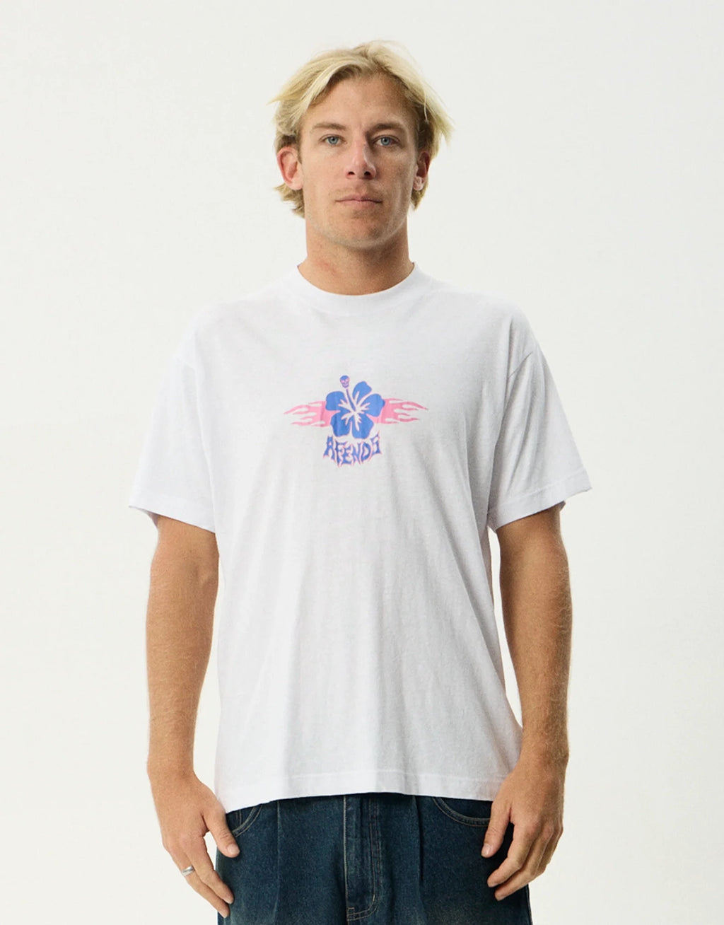 Wiped Out Boxy T-Shirt - White