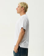 Wiped Out Boxy T-Shirt - White by Afends - view 5