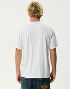 Wiped Out Boxy T-Shirt - White by Afends - view 6