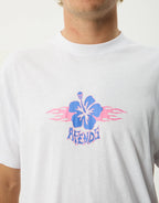 Wiped Out Boxy T-Shirt - White by Afends - view 7