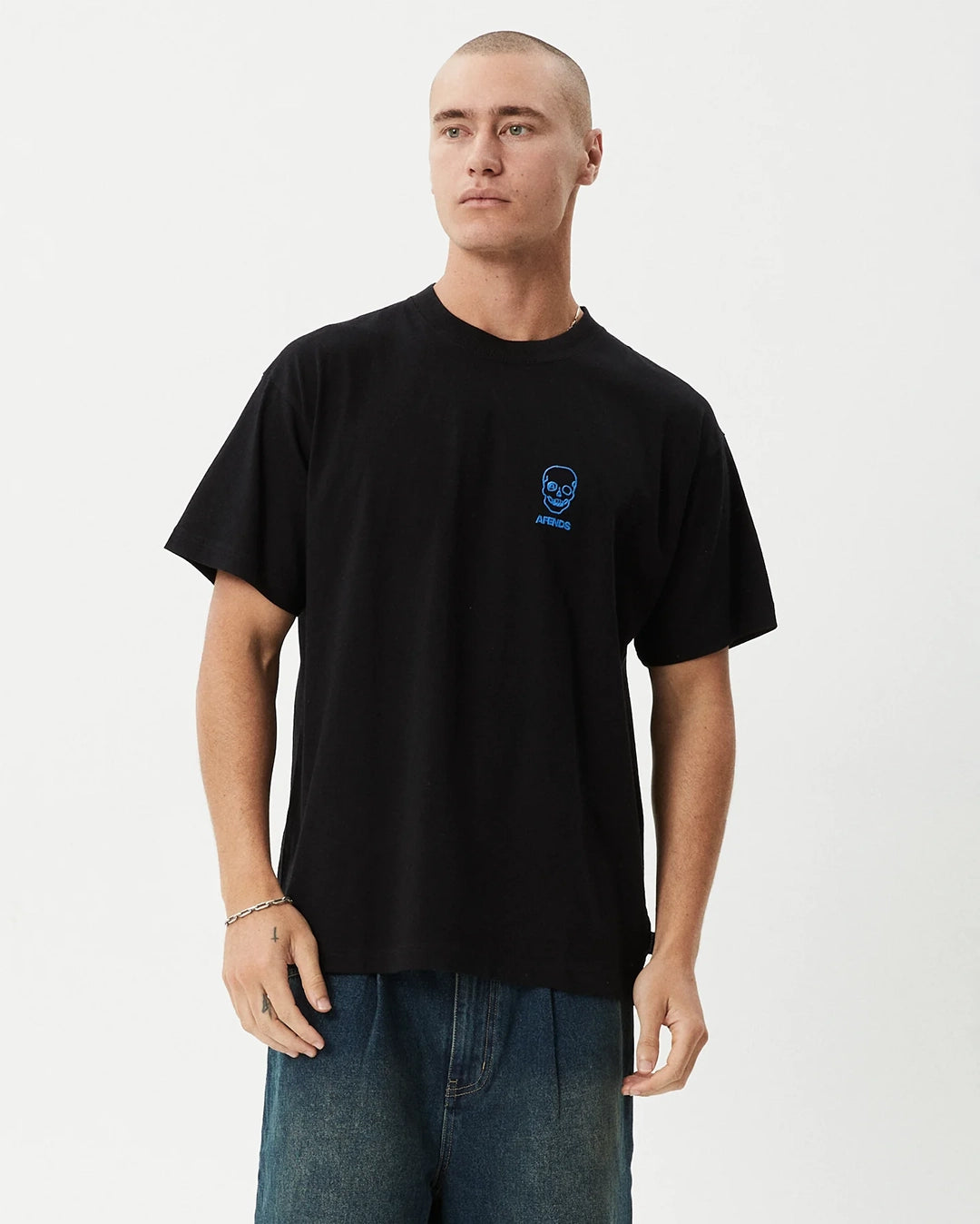 Skeletor Boxy T-Shirt - Black
