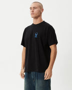 Skeletor Boxy T-Shirt - Black by Afends - view 2