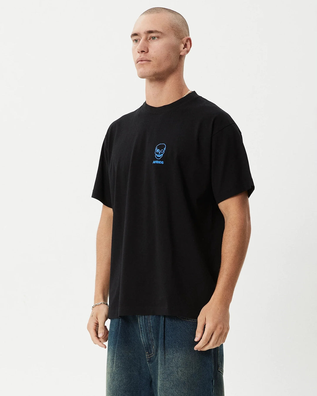 Skeletor Boxy T-Shirt - Black