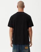 Skeletor Boxy T-Shirt - Black by Afends - view 4
