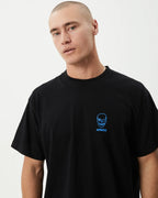 Skeletor Boxy T-Shirt - Black by Afends - view 5