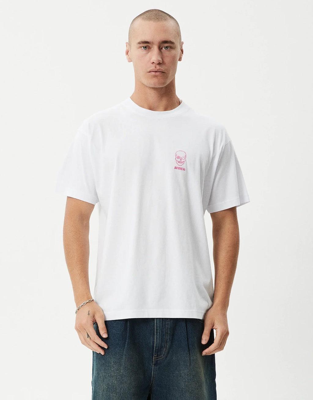 Skeletor Boxy T-Shirt - White