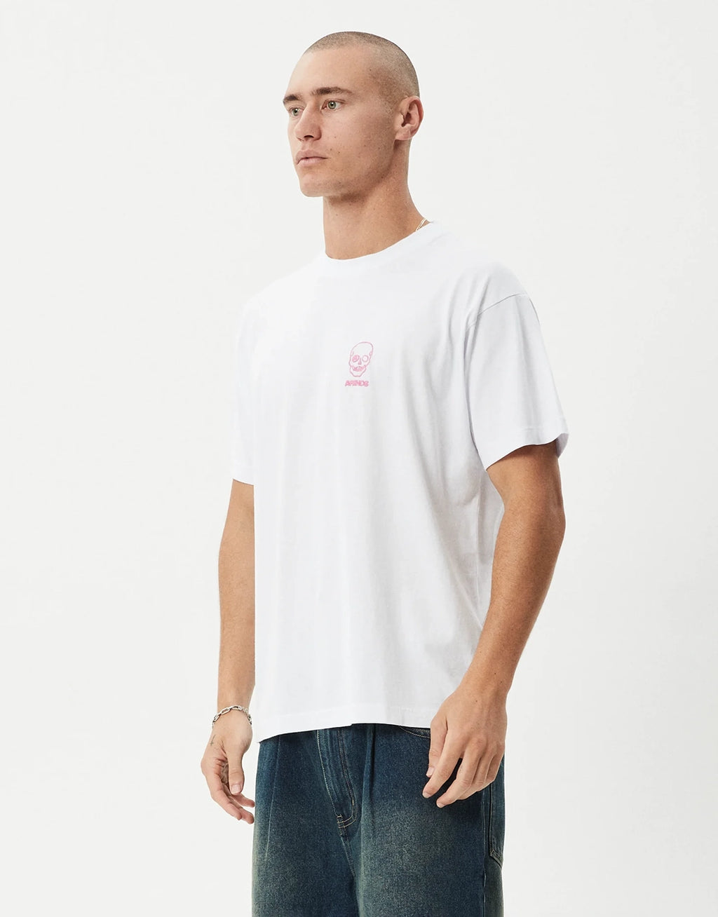 Skeletor Boxy T-Shirt - White
