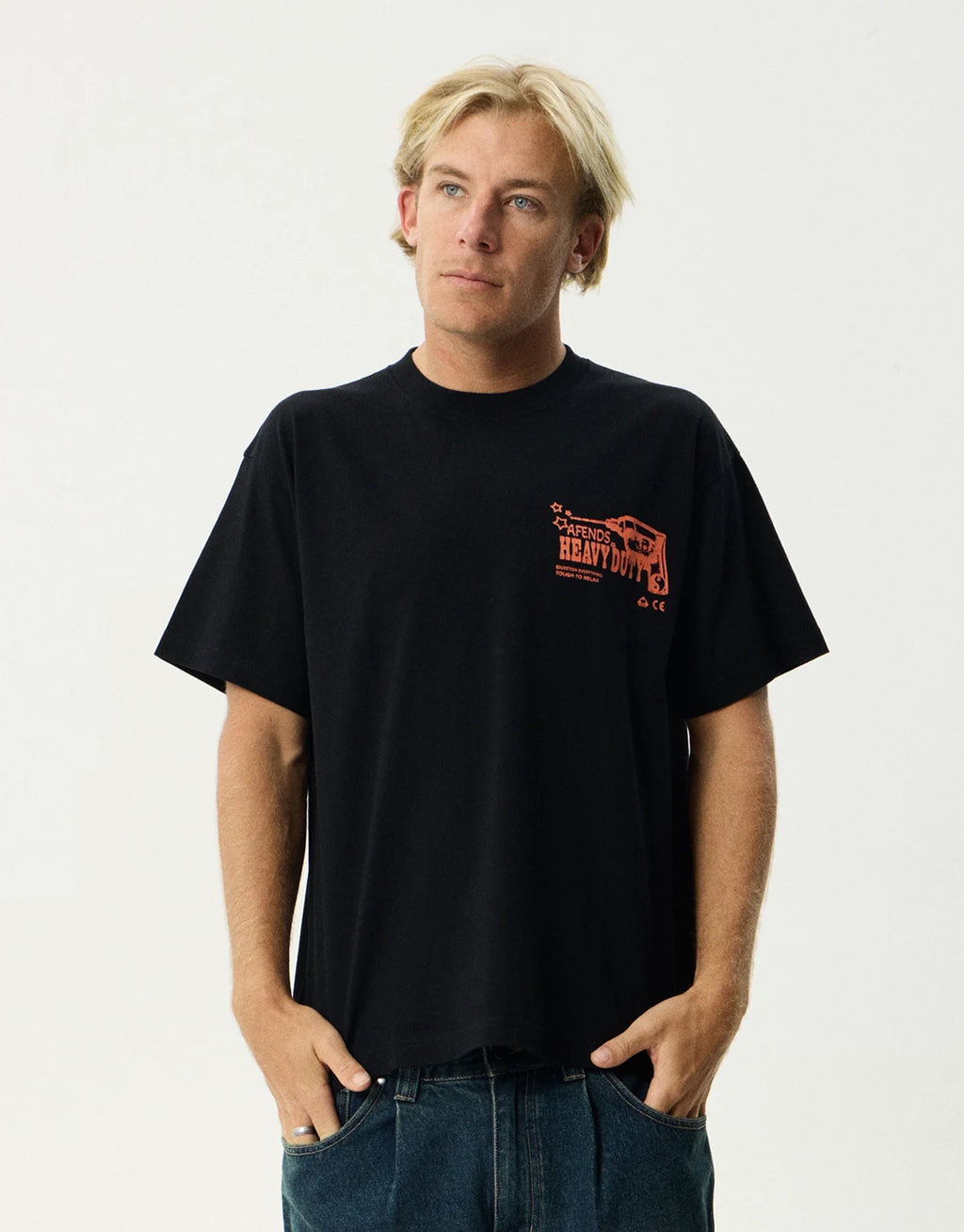 Heavy Duty Heavyweight Boxy T-Shirt - Black