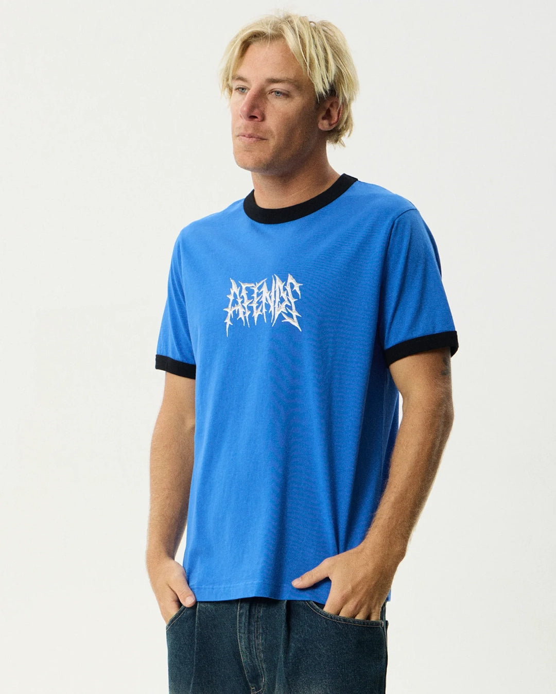 Rising Ringer T-Shirt - Marina