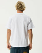 Space Race Boxy T-Shirt - White by Afends - view 5