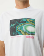 Space Race Boxy T-Shirt - White by Afends - view 6