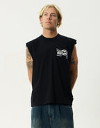 Heavy Duty Sleeveless T-Shirt - Black by Afends - view 2