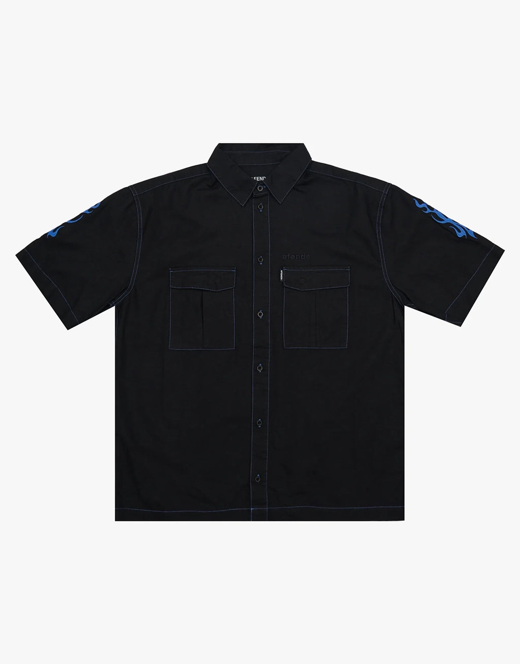 Utility Short Sleeve Shirt - Black