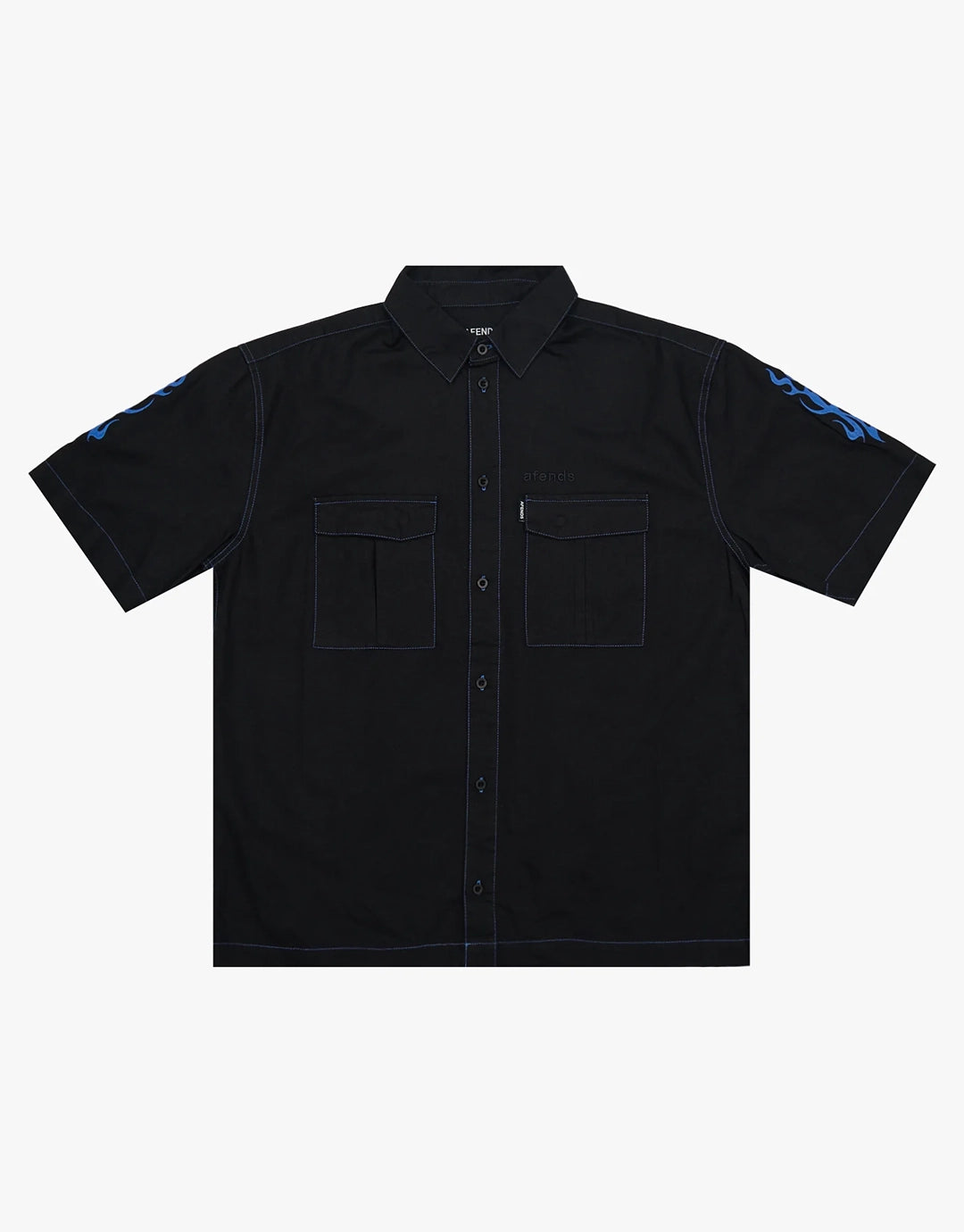 Utility Short Sleeve Shirt - Black