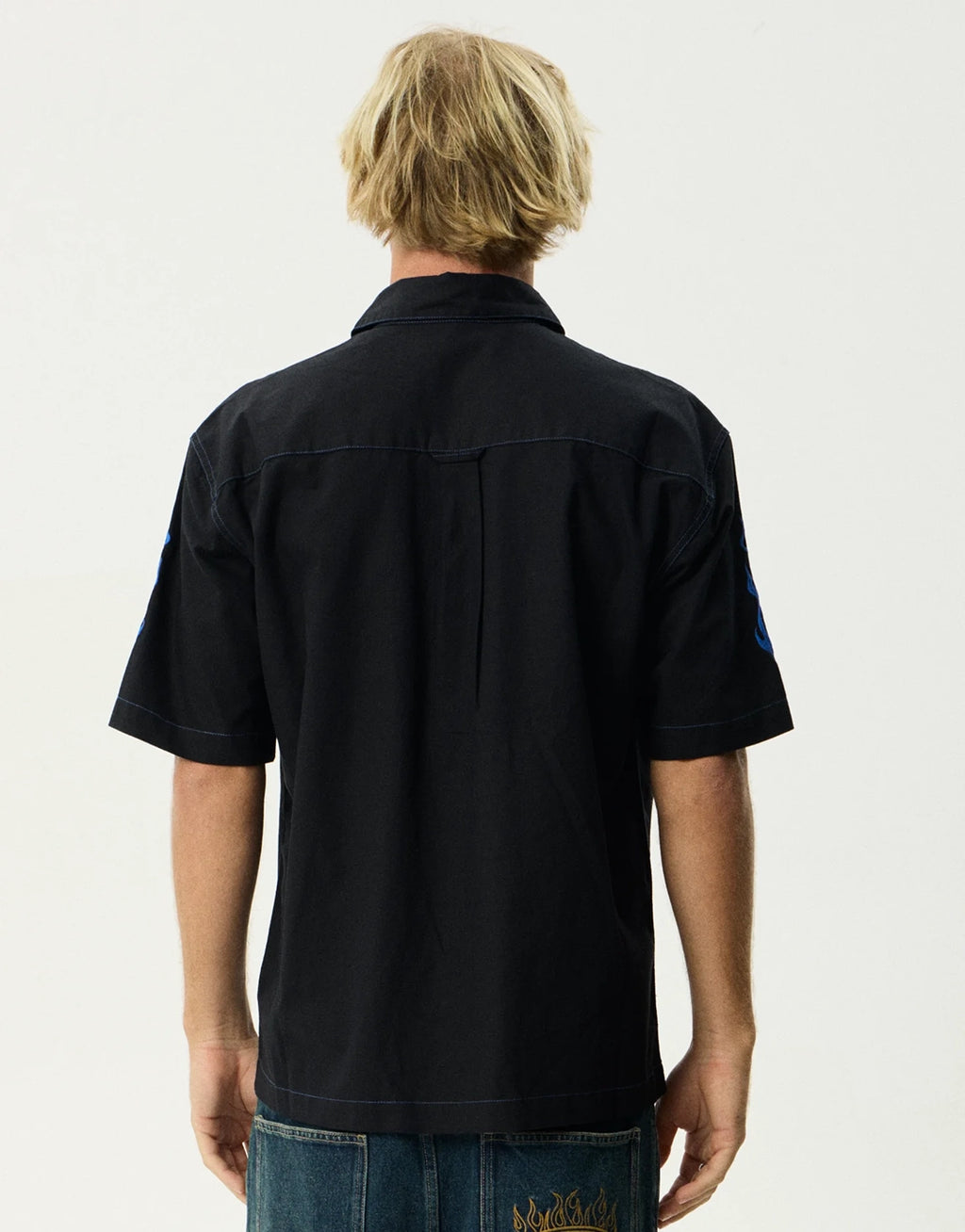 Utility Short Sleeve Shirt - Black