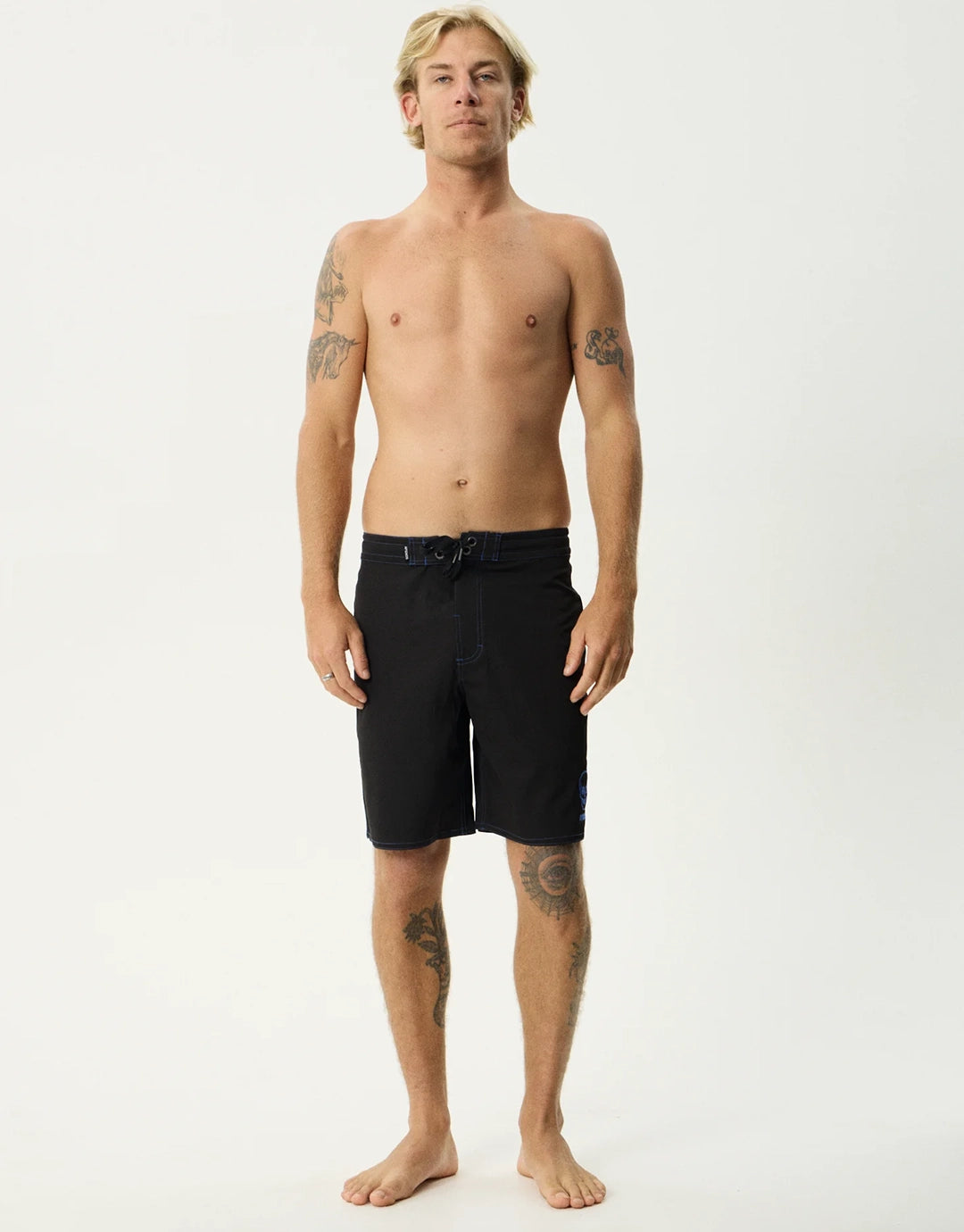 Skeletor Surf Related  19" Boardshorts - Black