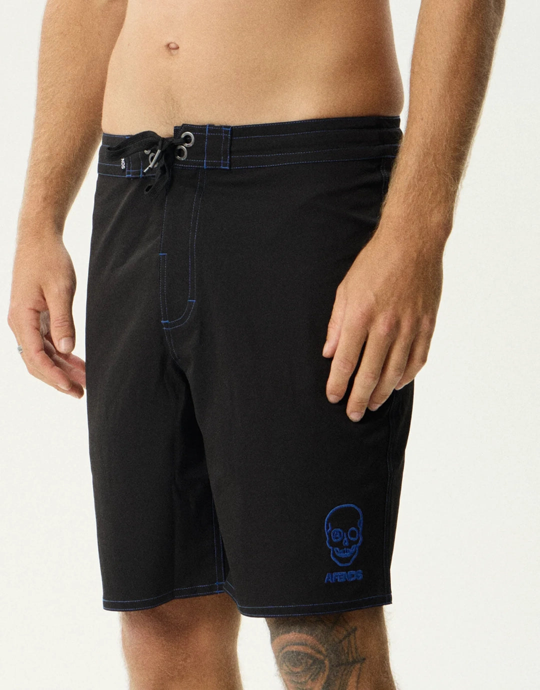 Skeletor Surf Related  19" Boardshorts - Black