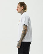 Maintenance Boxy Tee - White by Afends - view 3