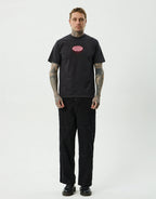 Destroyed Retro T-Shirt - Stone Black by Afends - view 3