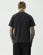 Destroyed Retro T-Shirt - Stone Black by Afends - view 2
