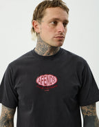 Destroyed Retro T-Shirt - Stone Black by Afends - view 6