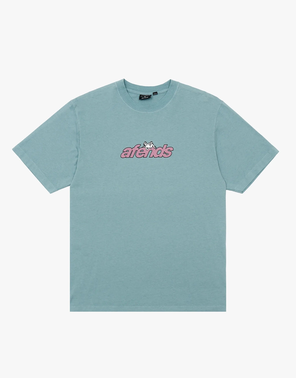 Angel Boy Retro T-Shirt - Washed Overcast by Afends - view 7